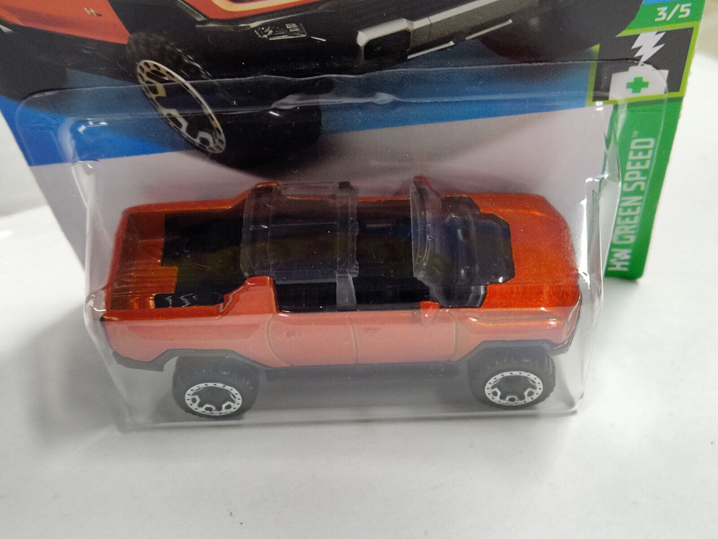 Hot Wheels #130 ML Green Speed Series #3 GMC Hummer EV CORNER CREASED