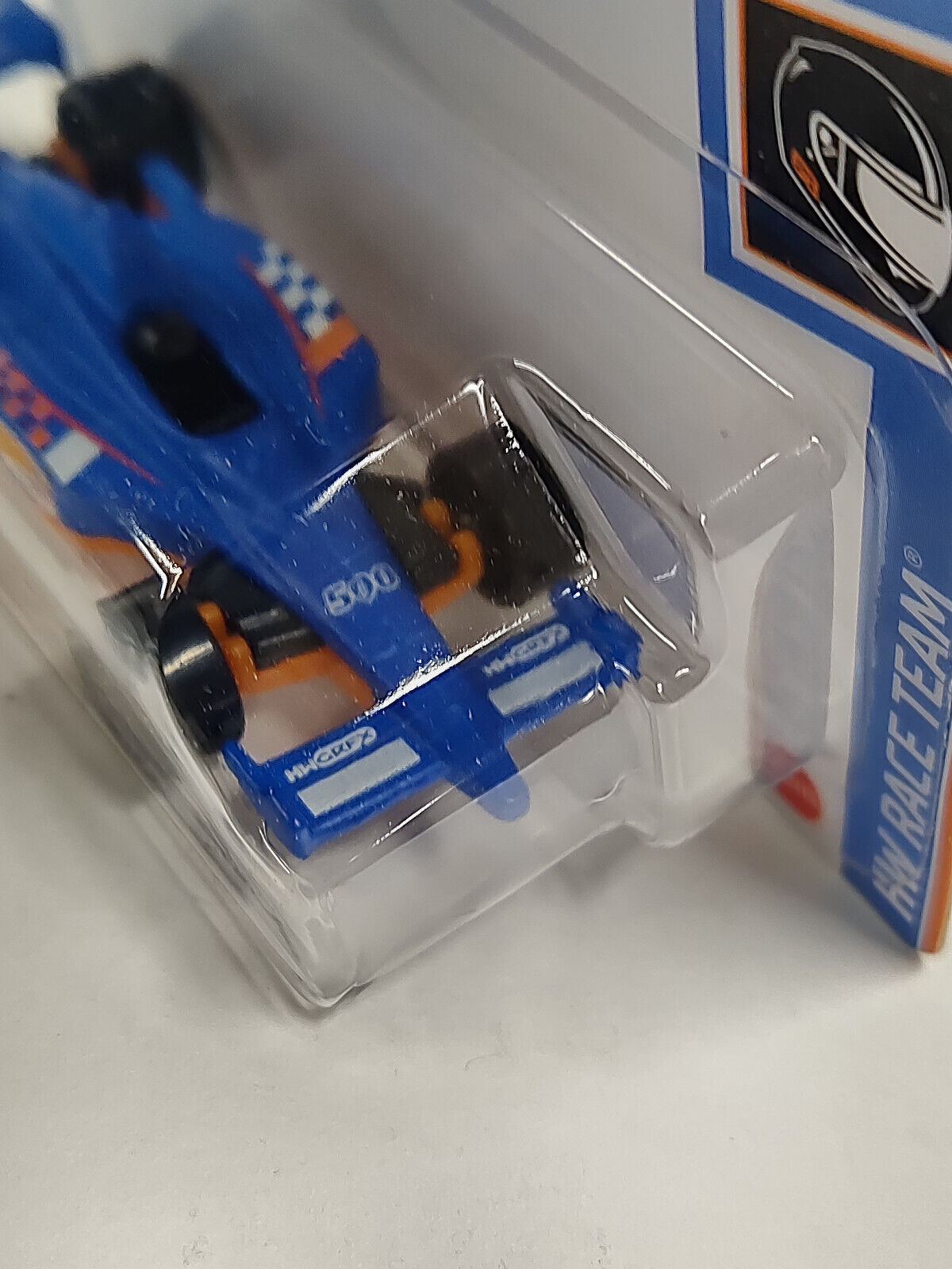 Hot Wheels #195 Mainline Race Team Series #4 Indy 500 Oval Blue Top