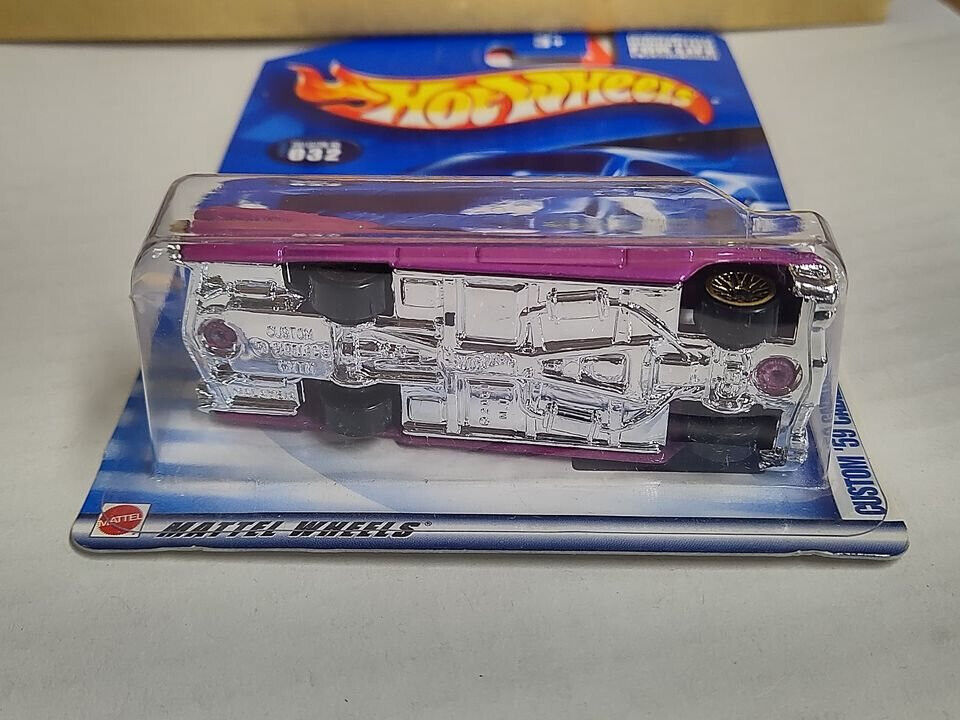 Hot Wheels 2002 First Editions #20 Custom '59 Cadillac BLISTER WRINKLED (Loc A)