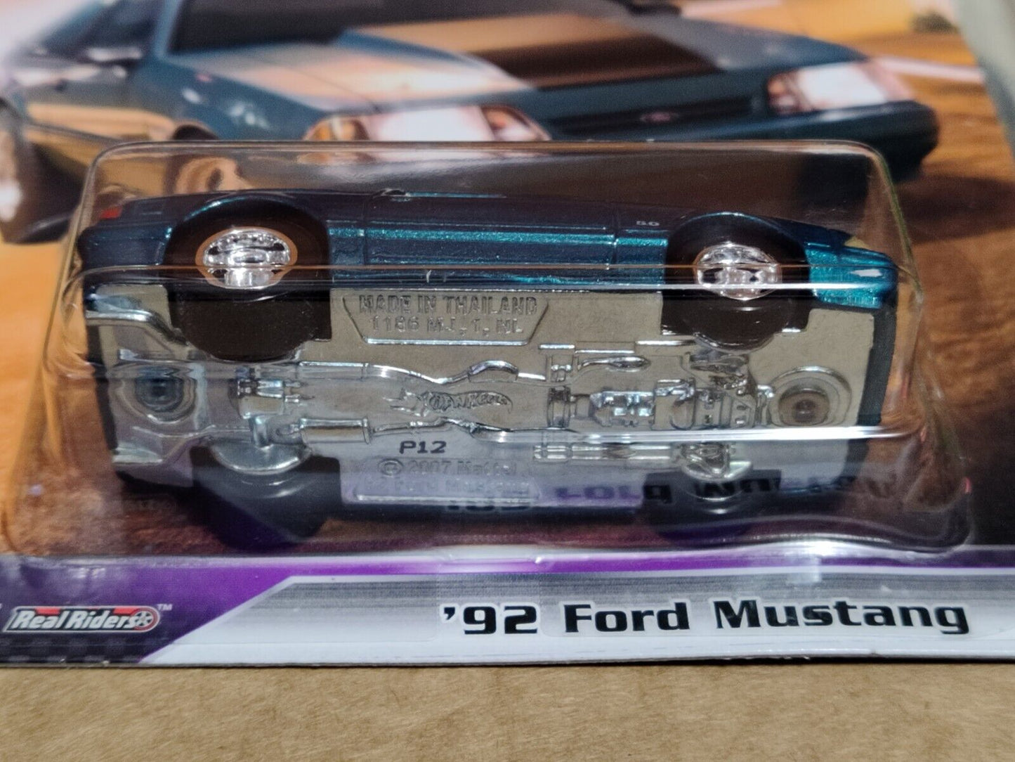 Hot Wheels GRL72 Fast and Furious Series #2  '92 Ford Mustang INDENTATION AT TOP