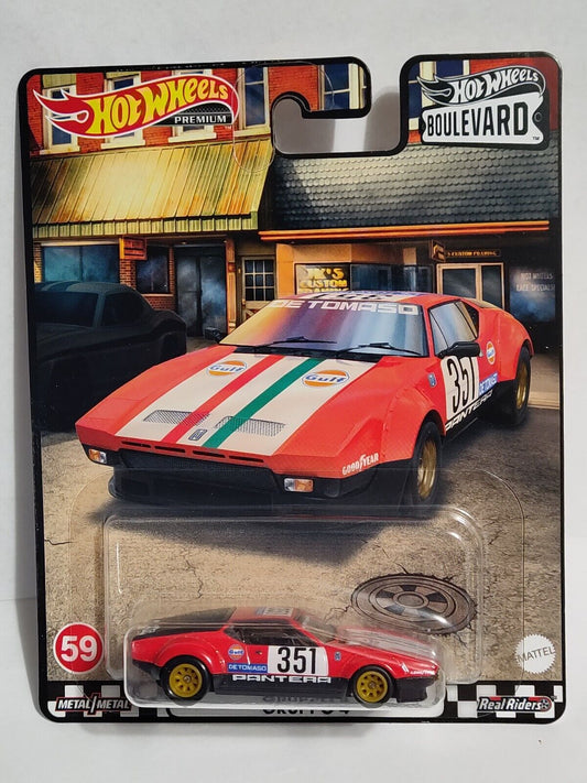 Hot Wheels HCR04  Boulevard Series #59 De Tomaso Pantera Gruppo 4  (Box 18)