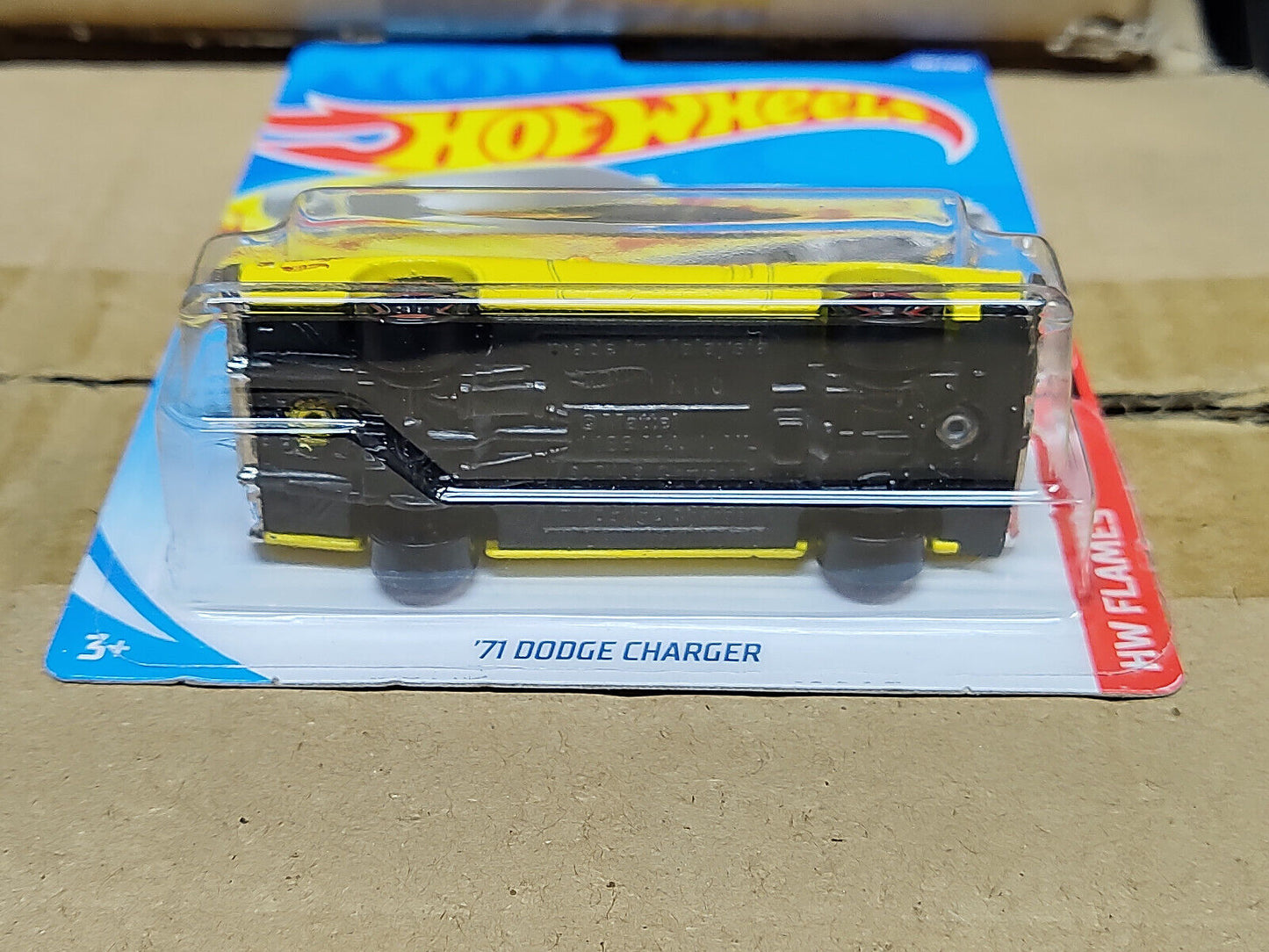 Hot Wheels #188 Flames Series #6 '71 Dodge Charger (Wall 1)