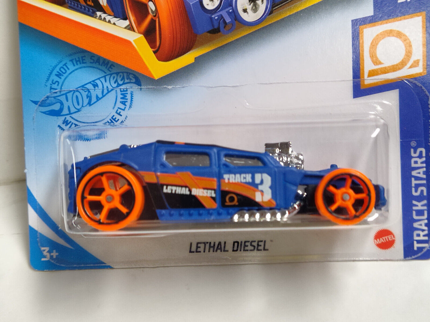 Hot Wheels #074 Mainline Track Stars Series #3 Lethal Diesel PEGHOOK CREASED