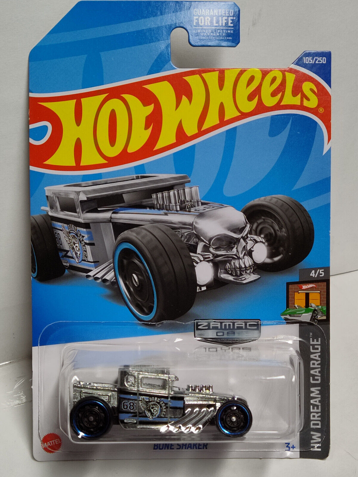 Hot Wheels #105 Dream Garage Series #4 Bone Shaker ZAMAC (Loc F)