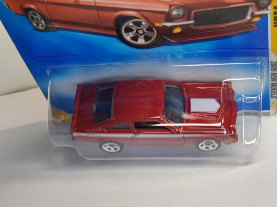 Hot Wheels 2009 New Models Series #23 Custom V-8 Vega INDENTATION (Box C)