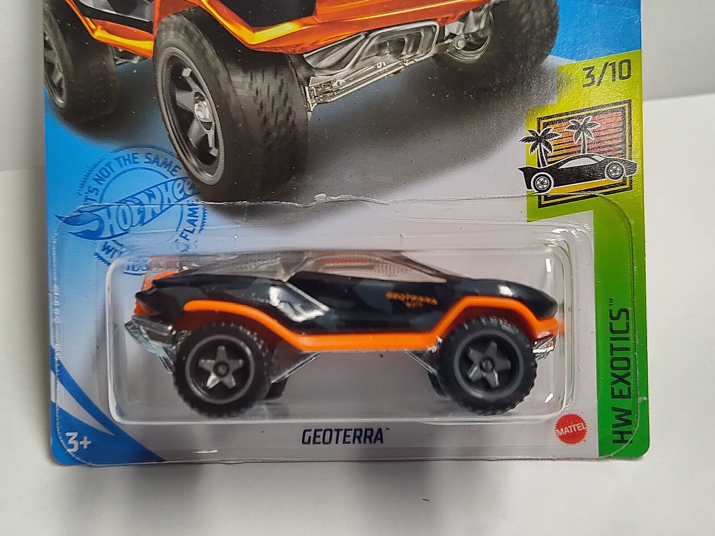 Hot Wheels #201 Mainline Exotics Series #3 Geoterra Black/Orange