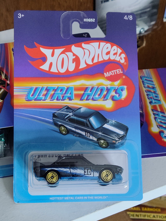 Hot Wheels #HRX03 Ultra Hots Series #4 '73 BMW 3.0 CSL Race Car CARD BENT(Loc G)