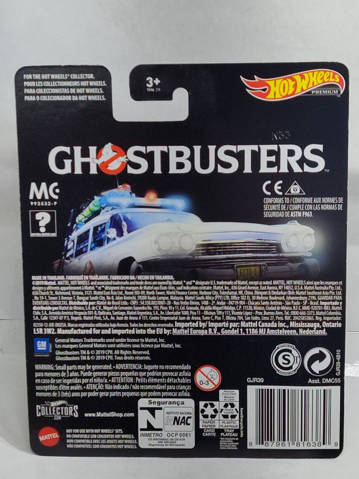 Hot Wheels GJR39 Pop Culture Ghostbusters Series Ghostbuster ECTO-1  (Box 36)