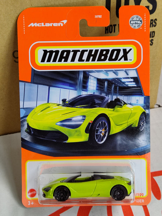 Matchbox #003 McLaren 720 Spider   (Loc X)