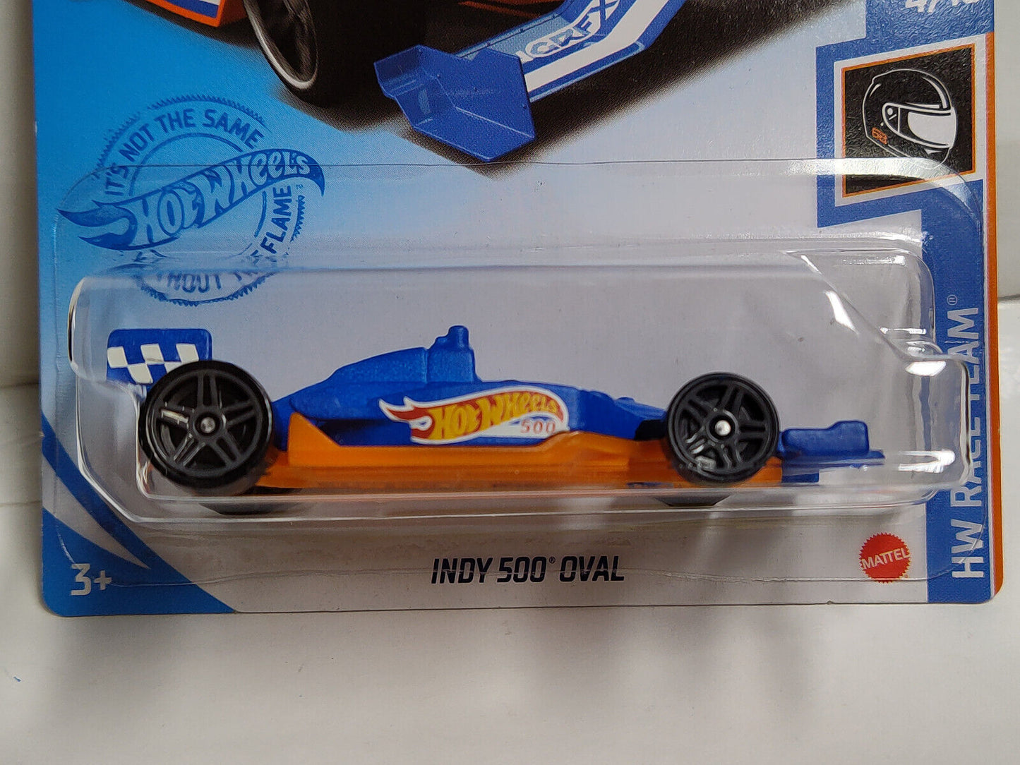 Hot Wheels #195 Mainline Race Team Series #4 Indy 500 Oval Blue Top