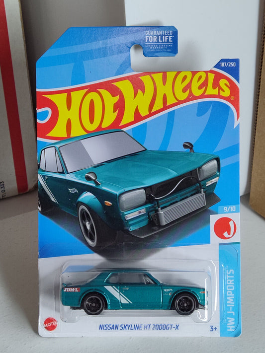 Hot Wheels #187 ML J-Imports Series #9 Nissan Skyline HT 2000GT-X  PGHK CREASED