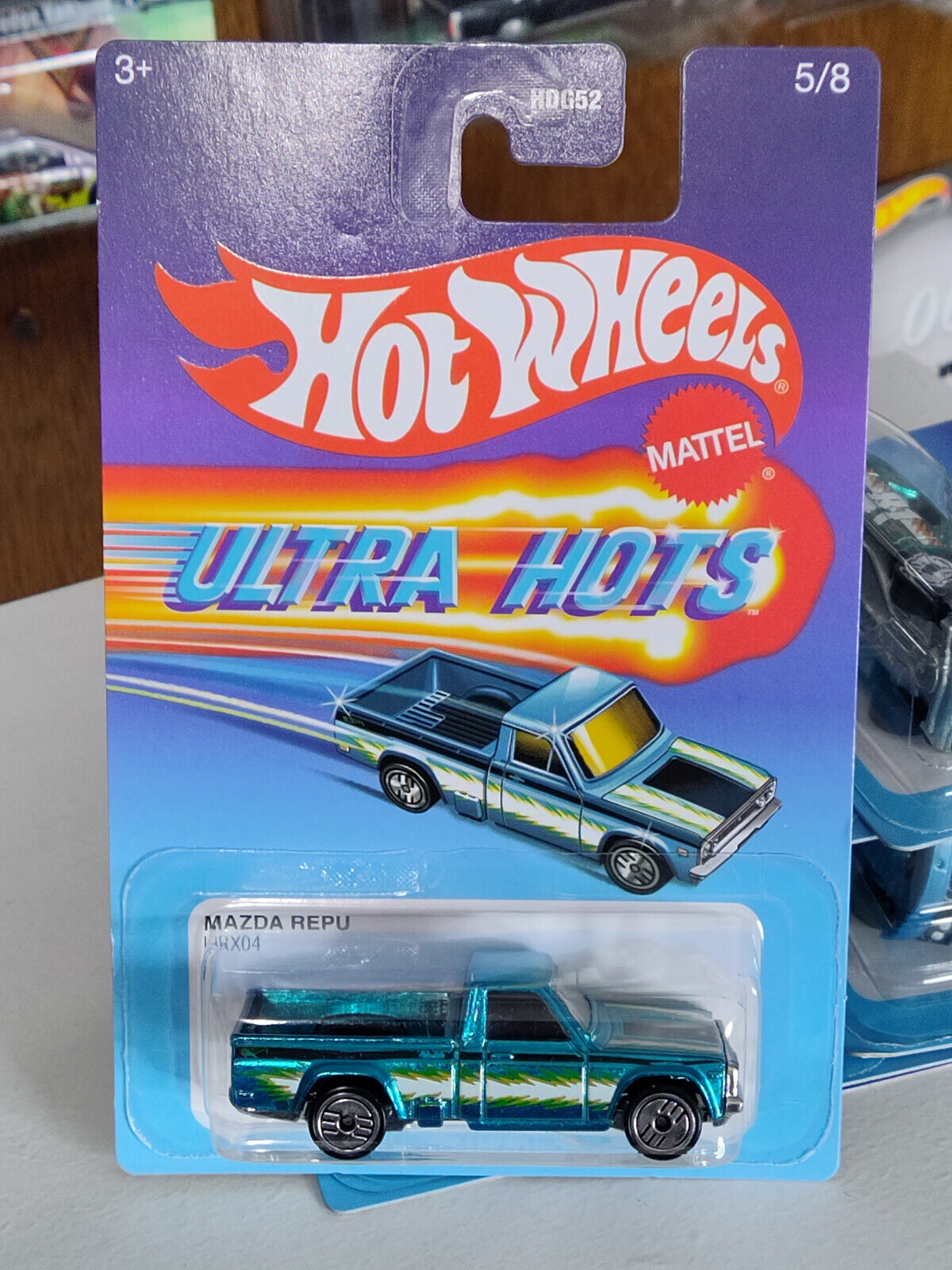 Hot Wheels #HRX04 Ultra Hots Series #5 Mazda Repu  LH CRNR BENT/CREASED (Loc G)