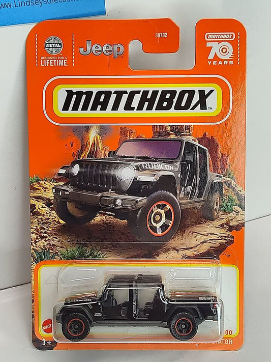 Matchbox #041 '20 Jeep Gladiator Black  (Loc L)