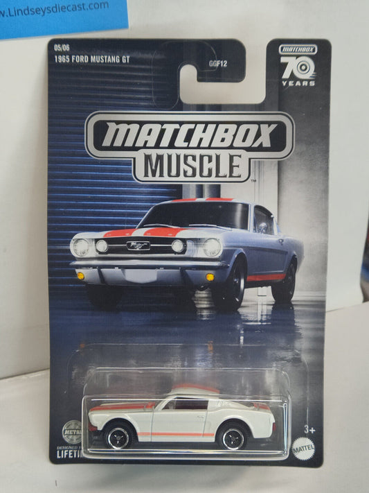 Matchbox #HLM78 Muscle Series #5 1965 Ford Mustang GT (Loc U)