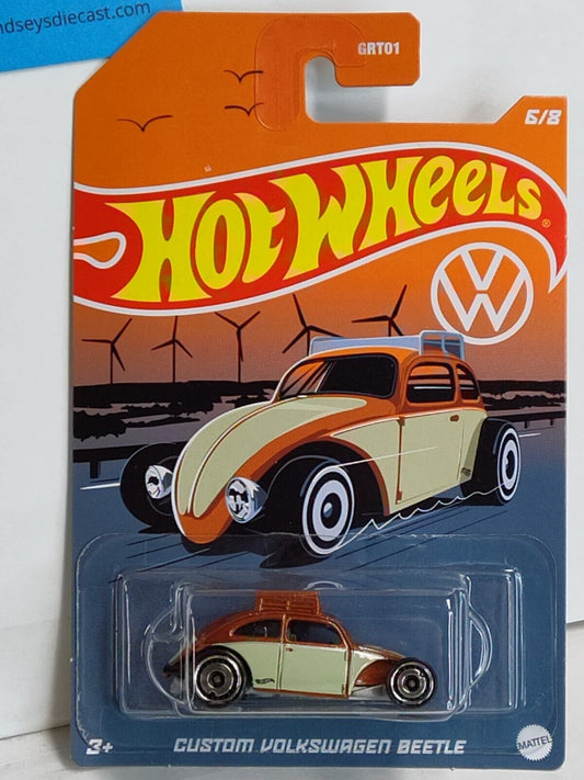 Hot Wheels #HDH45 Volkswagen Series #6 Custom Volkswagen Beetle CARD BENT/CREASE