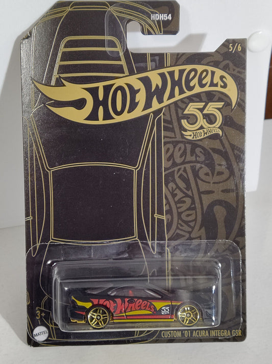 Hot Wheels #HLK07 Satin & Gold Series #5 Custom '01 Acura Integra GSR (Loc G)