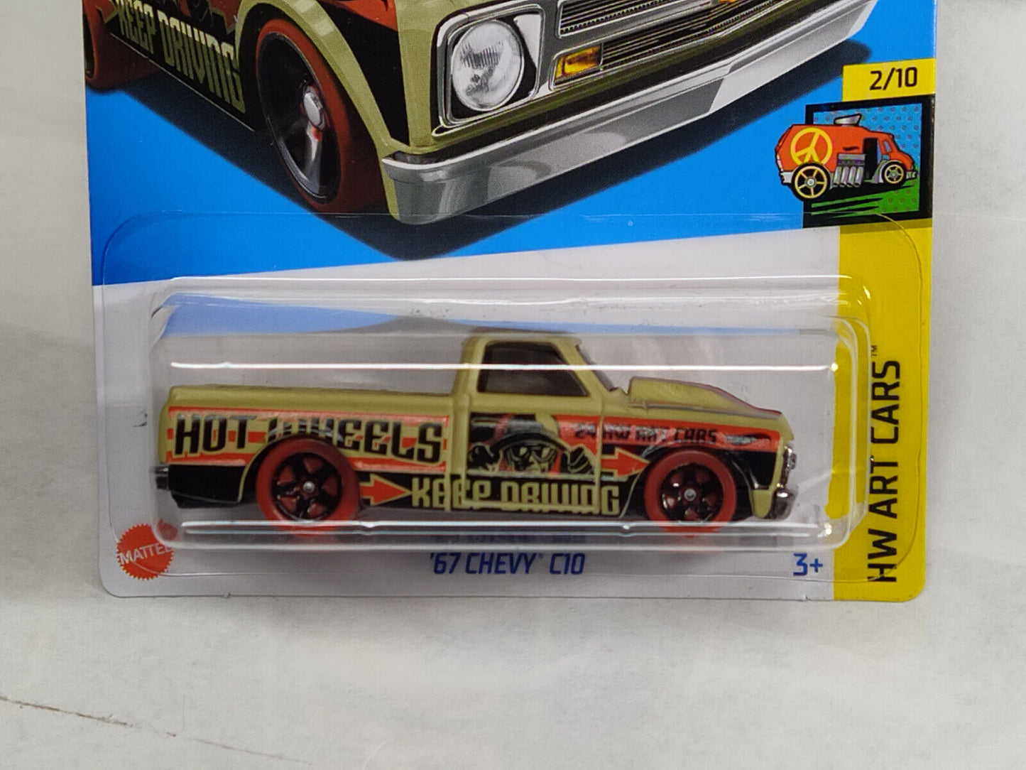 Hot Wheels #083 Art Cars Series #2 '67 Chevy C10  (Loc S)