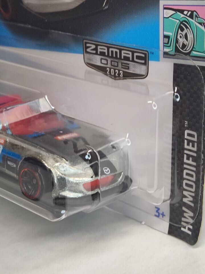 Hot Wheels #114 Mainline Modified Series #5 '15 Mazda MX-5 Miata ZAMAC (Box-F)