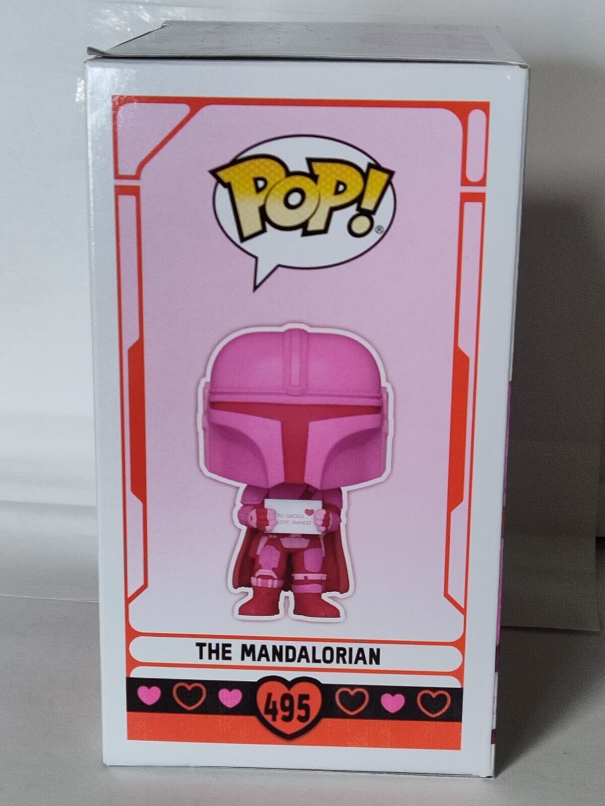 Funko Pop Valentine Edition Star Wars #495  The Mandalorian