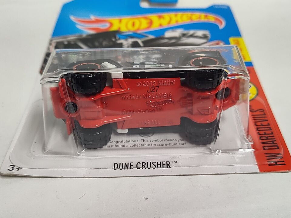 Hot Wheels #151 Daredevils Series #6 Dune Crusher T-Hunt UPPER TIP BENT (Loc C)