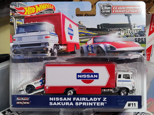 Hot Wheels Team Transport Series #11  Nissan Fairlady Z & Sakura Sprinter WEAR(Z