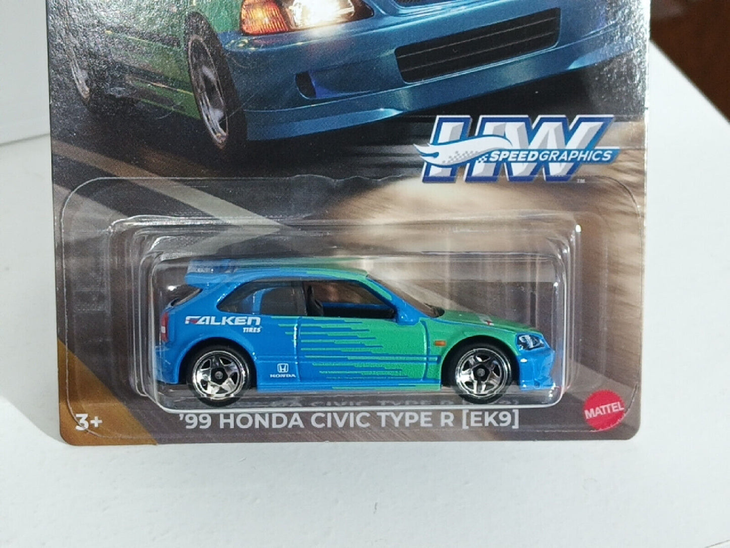 Hot Wheels #HRT09 Speed Graphics Series #1 '99 Honda Civic Type R (EK9)