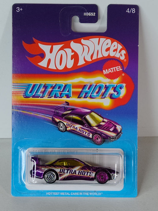 Hot Wheels #HLH85 Ultra Hots Series #4 Nissan Silvia (S14) Drift SFT CRN (Loc A)