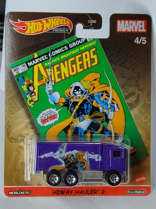 Hot Wheels GRL40  Premium Pop Culture Marvel Series #4 Hiway Hauler 2