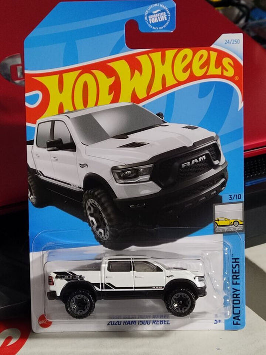 Hot Wheels #024 Factory Fresh #3 2020 RAM 1500 Rebel BLISTER WRINKLED (Loc X)