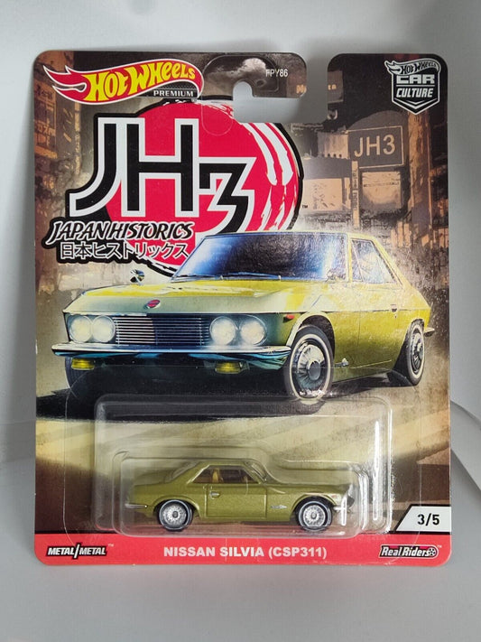 Hot Wheels GJP85 Japan Historics #3 Nissan Silvia(CSP311) (Loc 40)