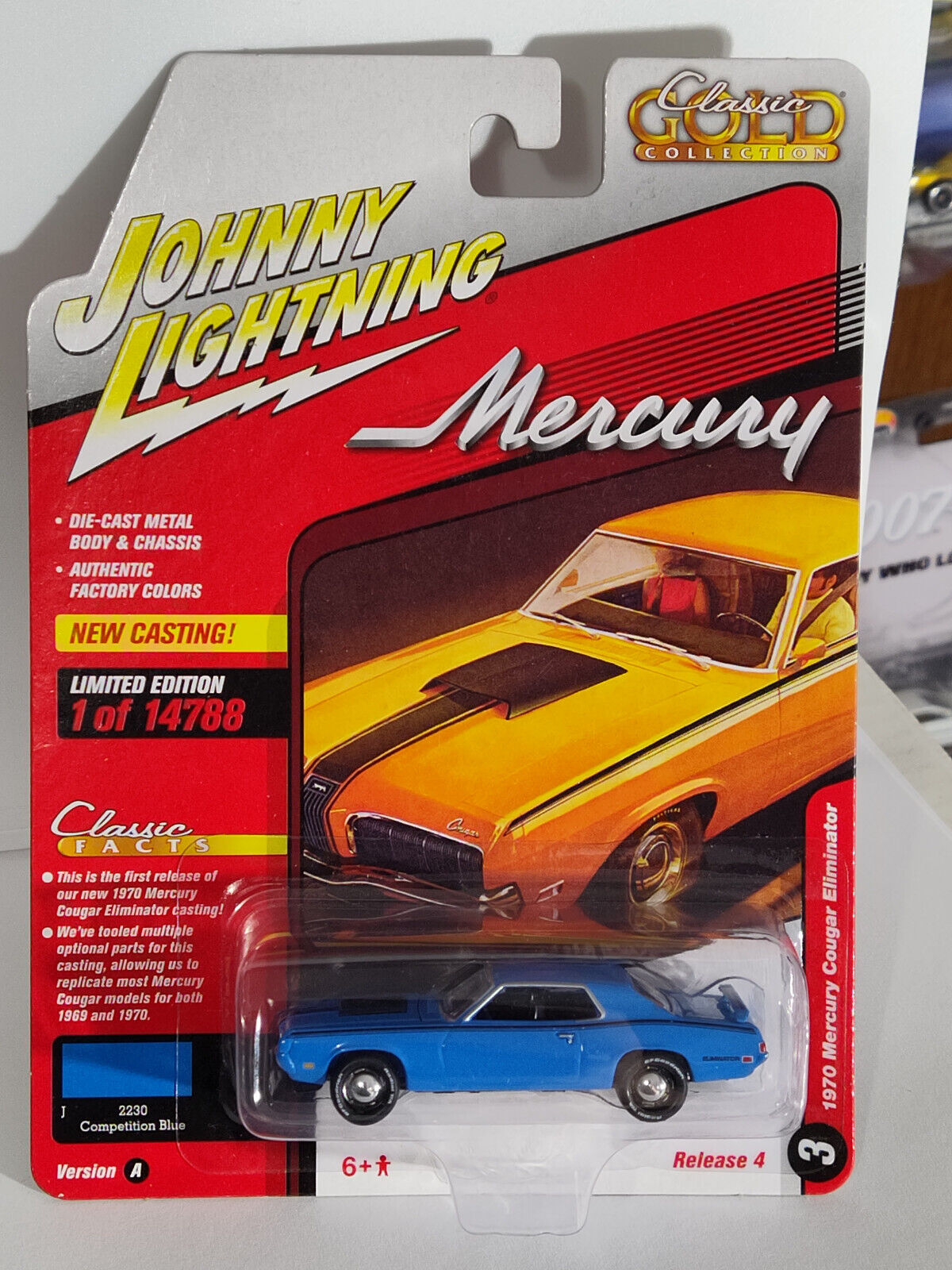 Johnny Lightning Gold Collection 1970 Mercury Cougar Eliminator