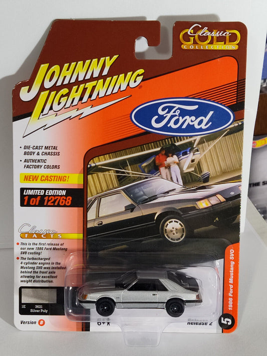 Johnny Lightning Gold Collection 1986 Ford Mustang SVO RUFFLED EDGES