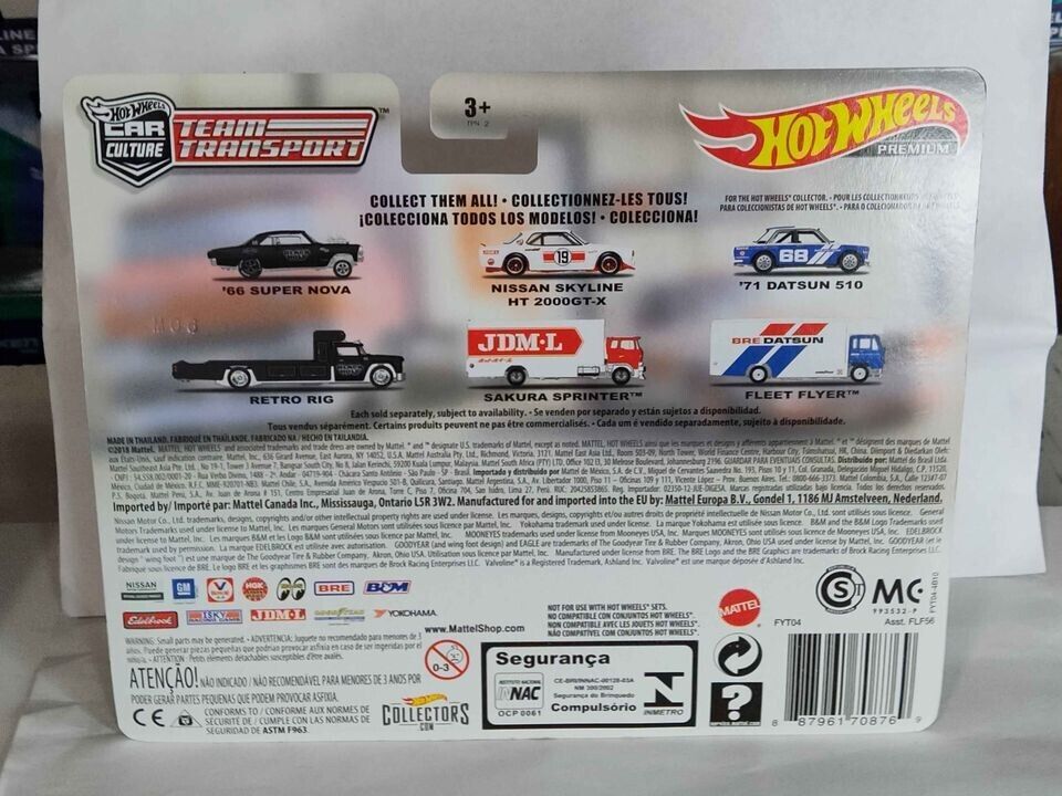 Hot Wheels Team Transport Series #8 Nissan Skyline HT 2000 GT-X JDM*L SCRATCHES