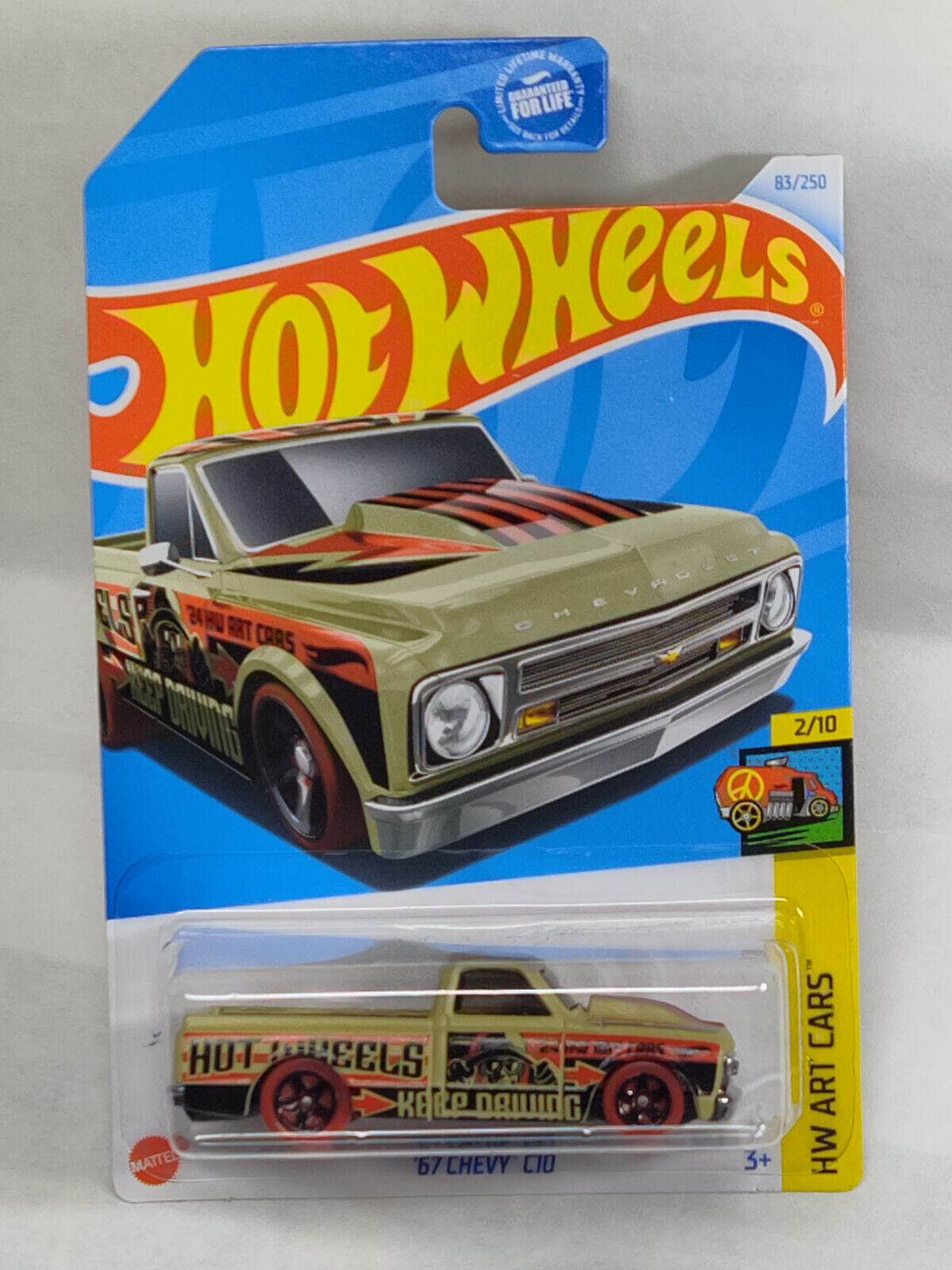 Hot Wheels #083 Art Cars Series #2 '67 Chevy C10  (Loc S)