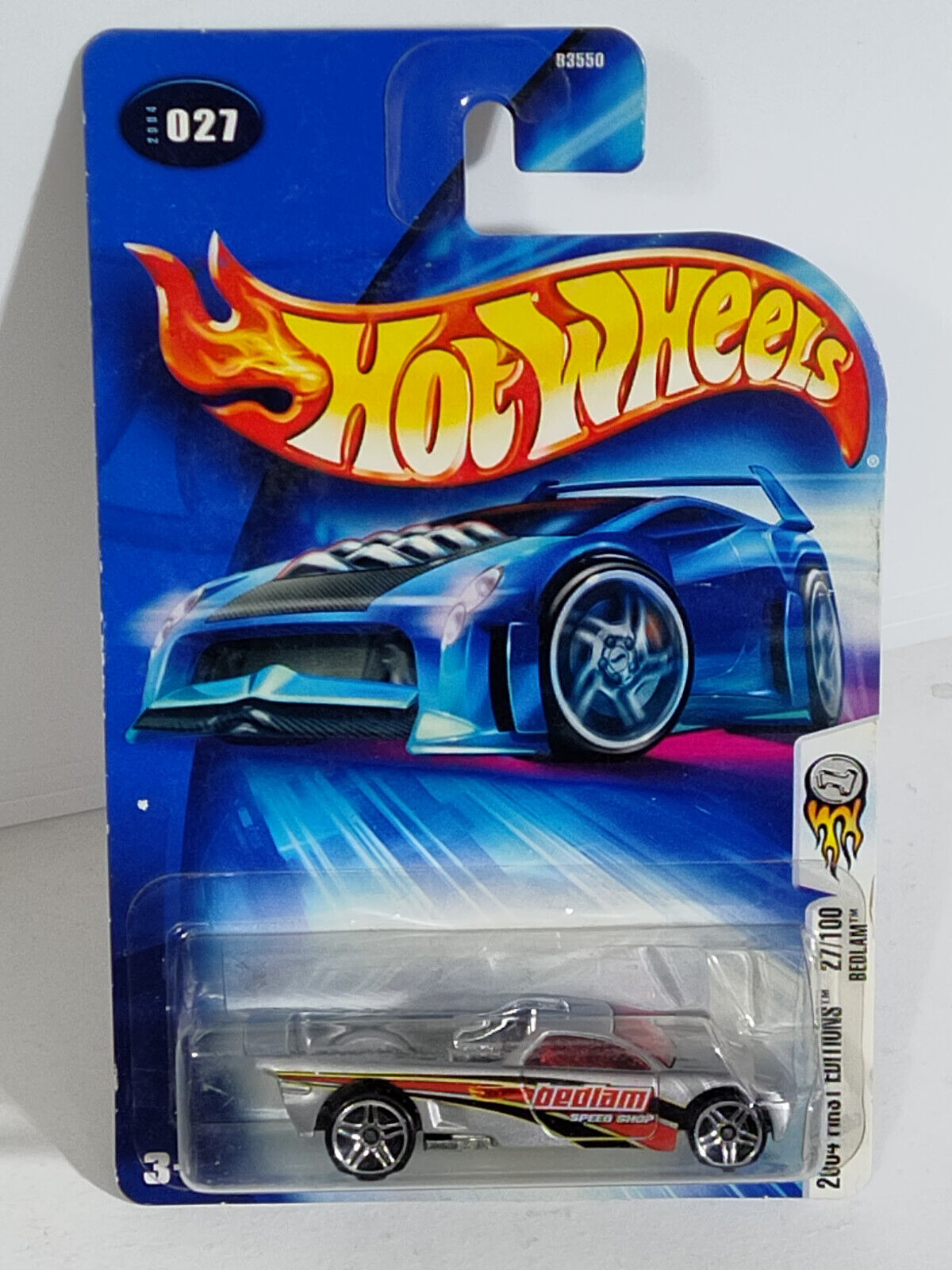 Hot Wheels 2004 First Editions #27 Bedlam CARD ROUGH SHAPE  (Loc X)