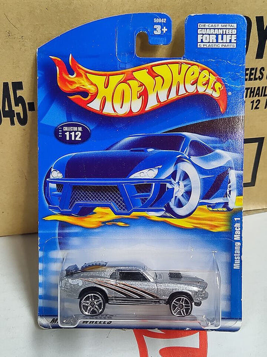 Hot Wheels 2001 #112 Mustang MAch 1 Bad Card (Loc B)