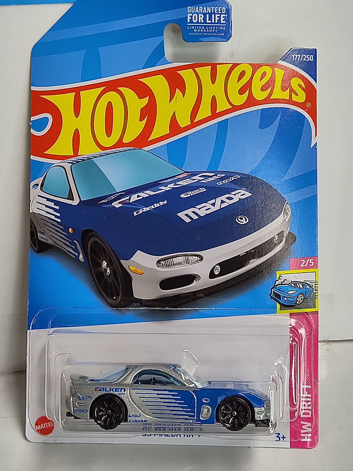 Hot Wheels #177 Mainline Drift Series #2 '95 Mazda RX-7 FALKEN