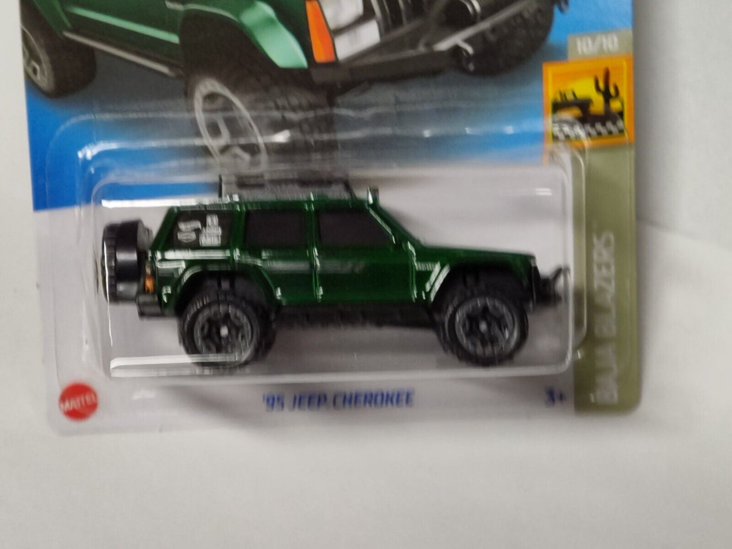 Hot Wheels #150 Mainline Baja Blazers Series #10 '95 Jeep Cherokee PGHK CREASED