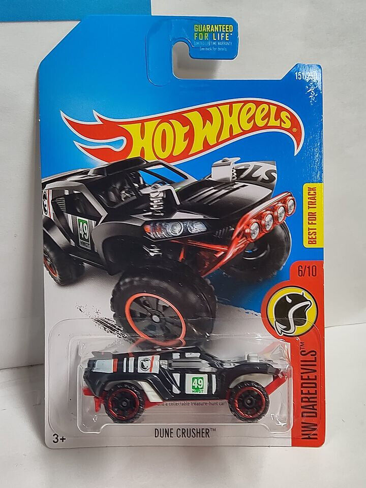 Hot Wheels #151 Daredevils Series #6 Dune Crusher T-Hunt UPPER TIP BENT (Loc C)