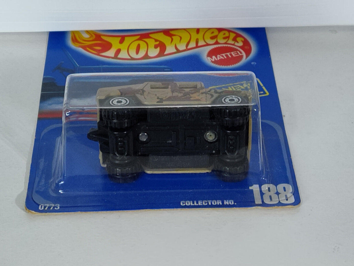 Hot Wheels #188 Hummer Camo Hood Version Blister Dented (Loc U)