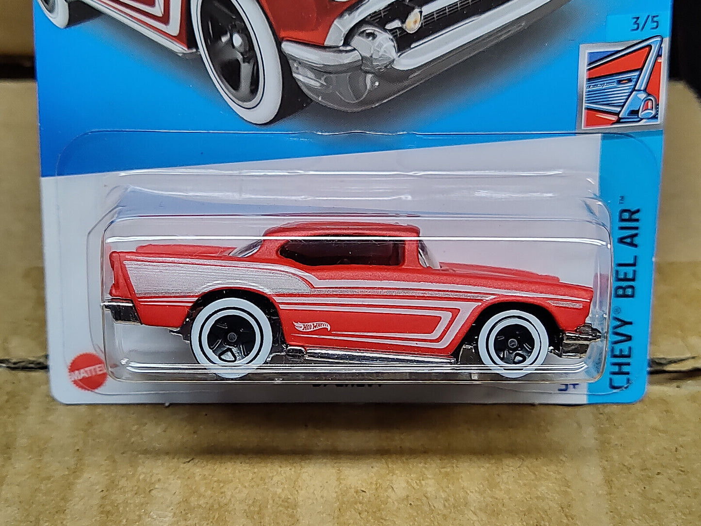 Hot Wheels #044 Mainline Chevy Bel Air Series '57 Chevy Red