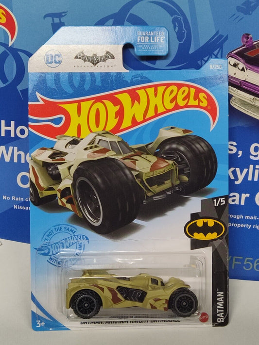 Hot Wheels #008 Mainline Batman Series #1 Arkham Knight Batmobile