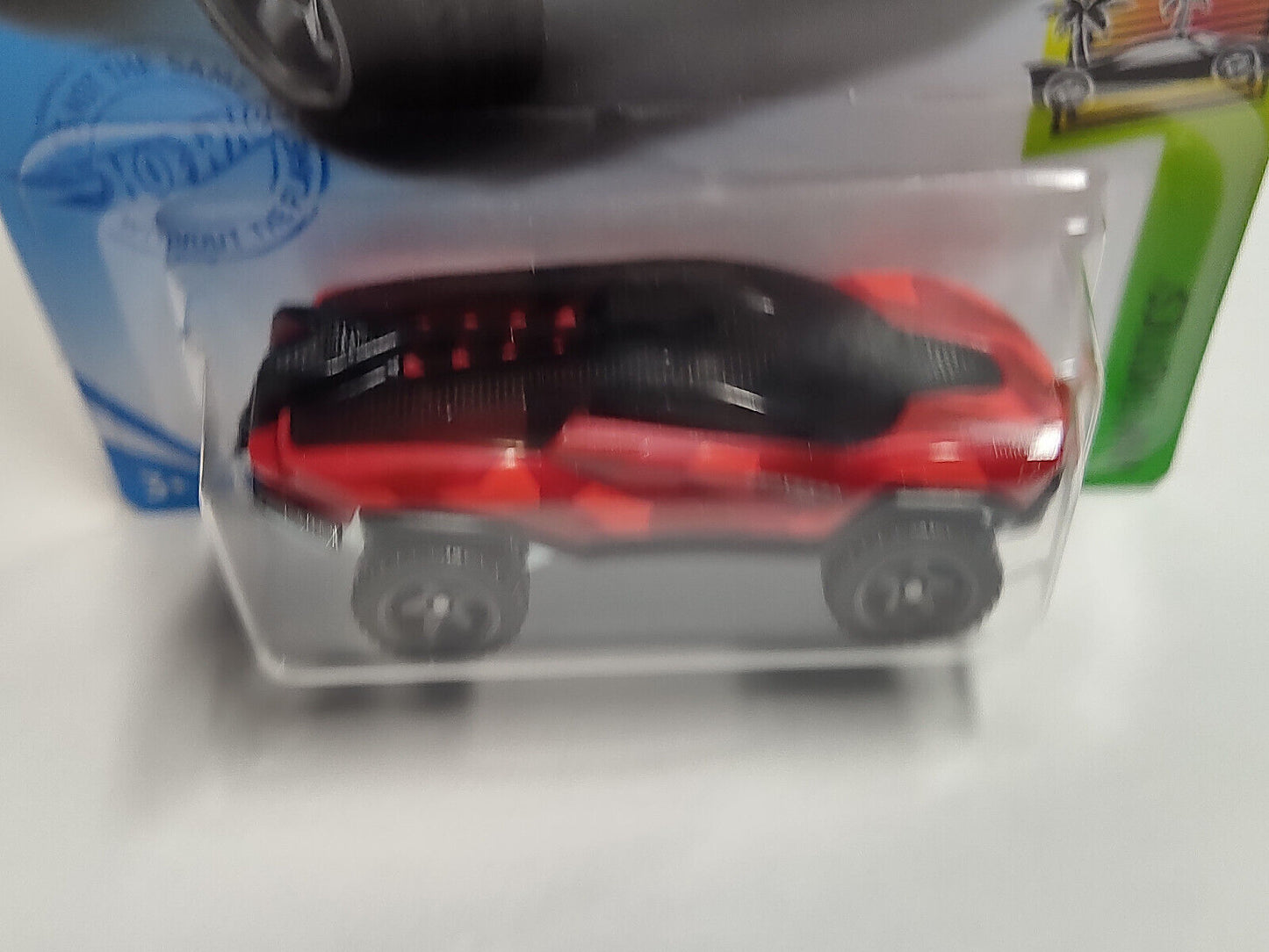 Hot Wheels #201 Mainline Exotics Series Geoterra Red Color