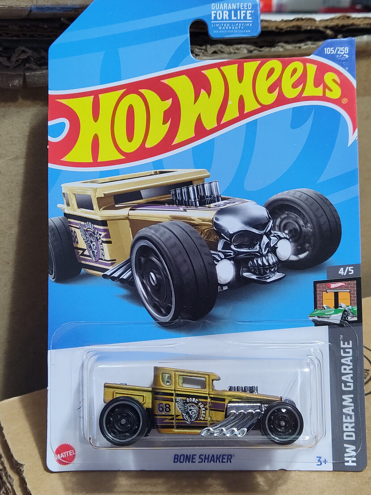 Hot Wheels #105 Dream Garage Series #4 Bone Shaker (Box-I/J)