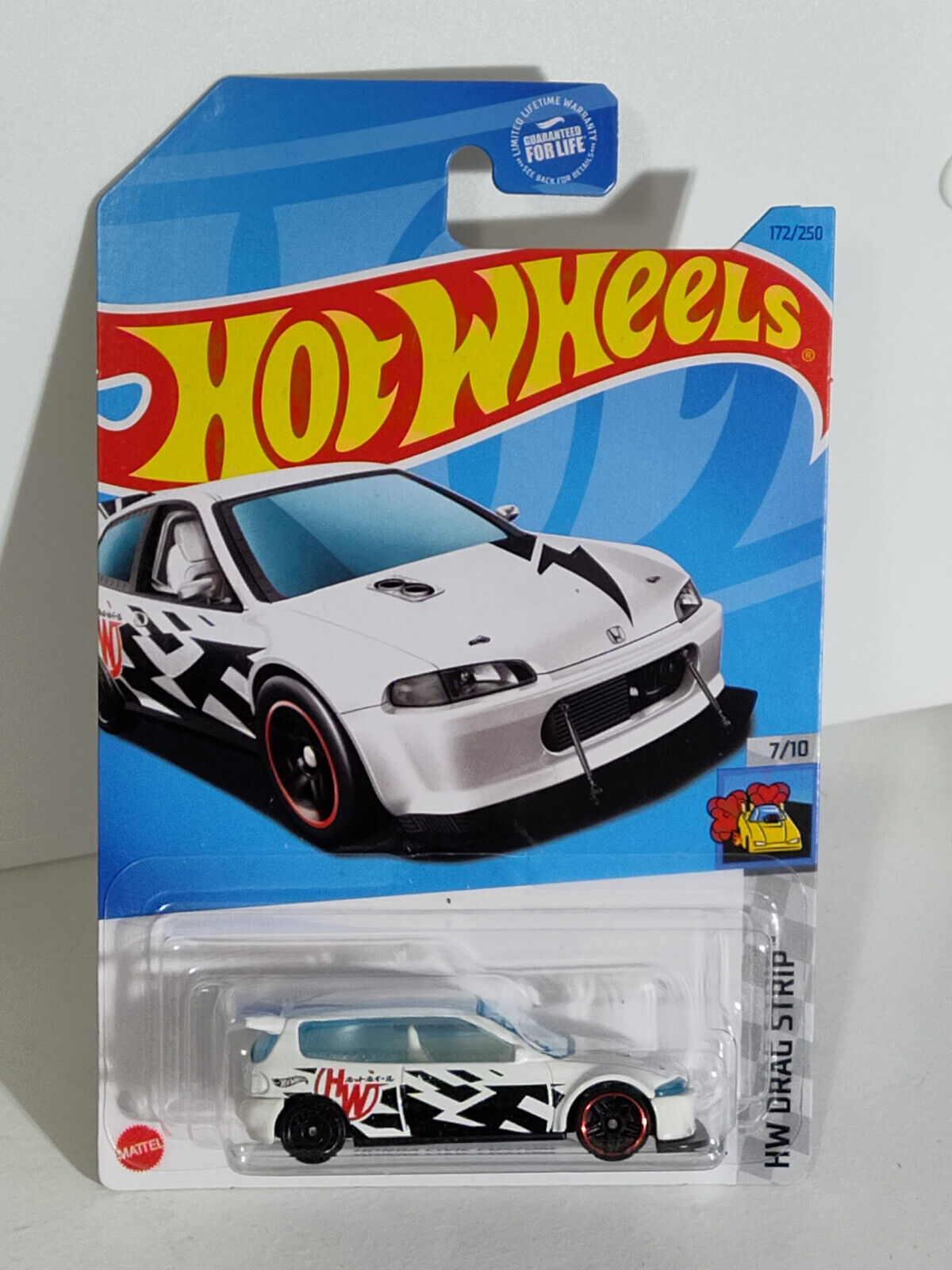 Hot Wheels #172 Drag Strip Series #7 Honda Civic Custom  (Loc Q)