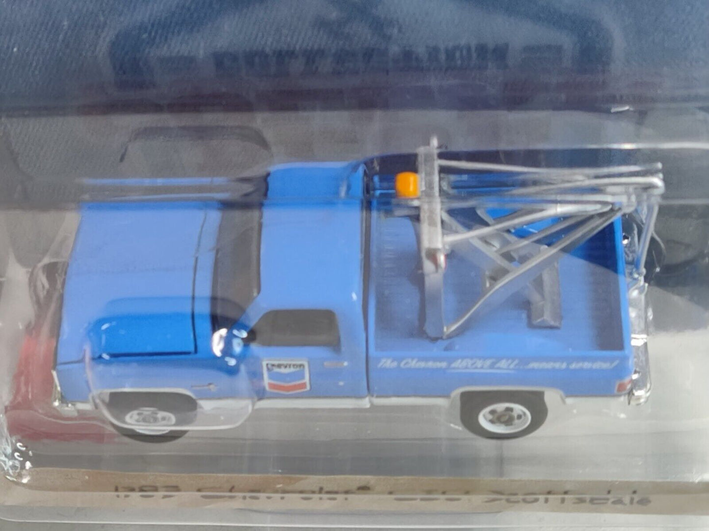 GreenLight Blue Collar Series CHEVRON  1983 Chevrolet C20 Scottsdale  1:64 Scale