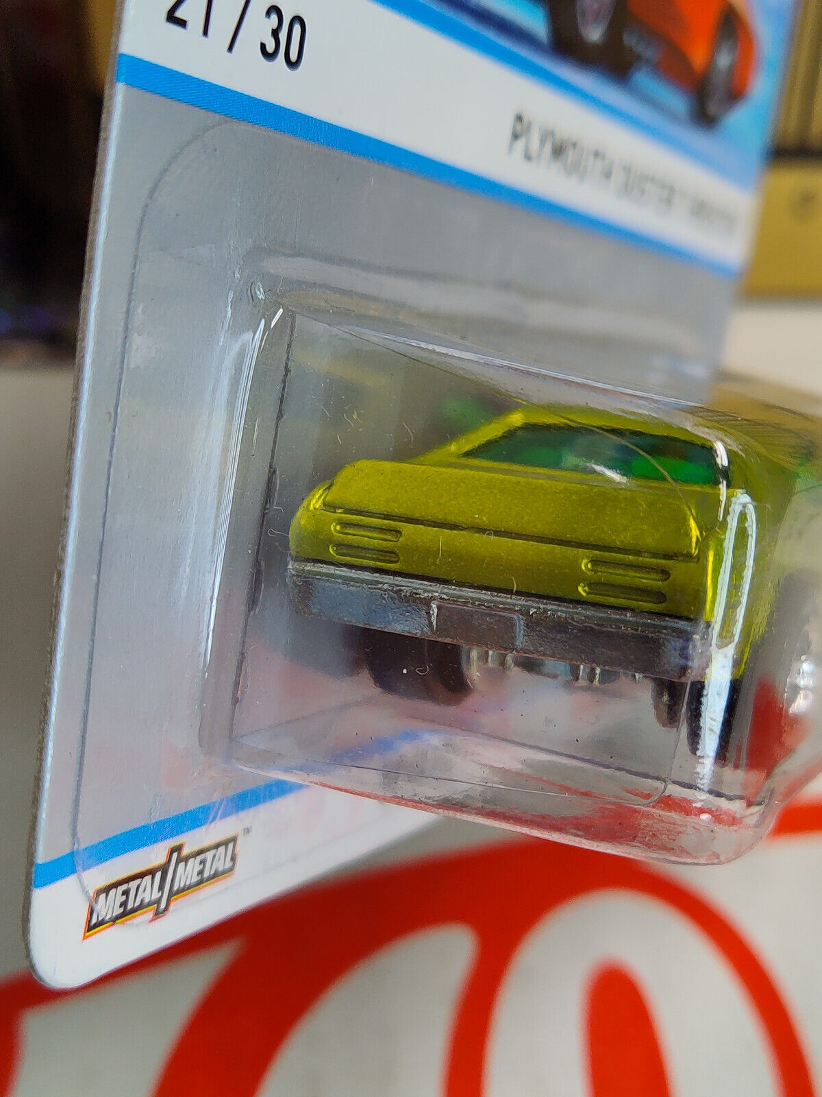 Hot Wheels #Y9444 Cool Classics #21 Plymouth Duster Thruster STKR ON BASE (Lc X)