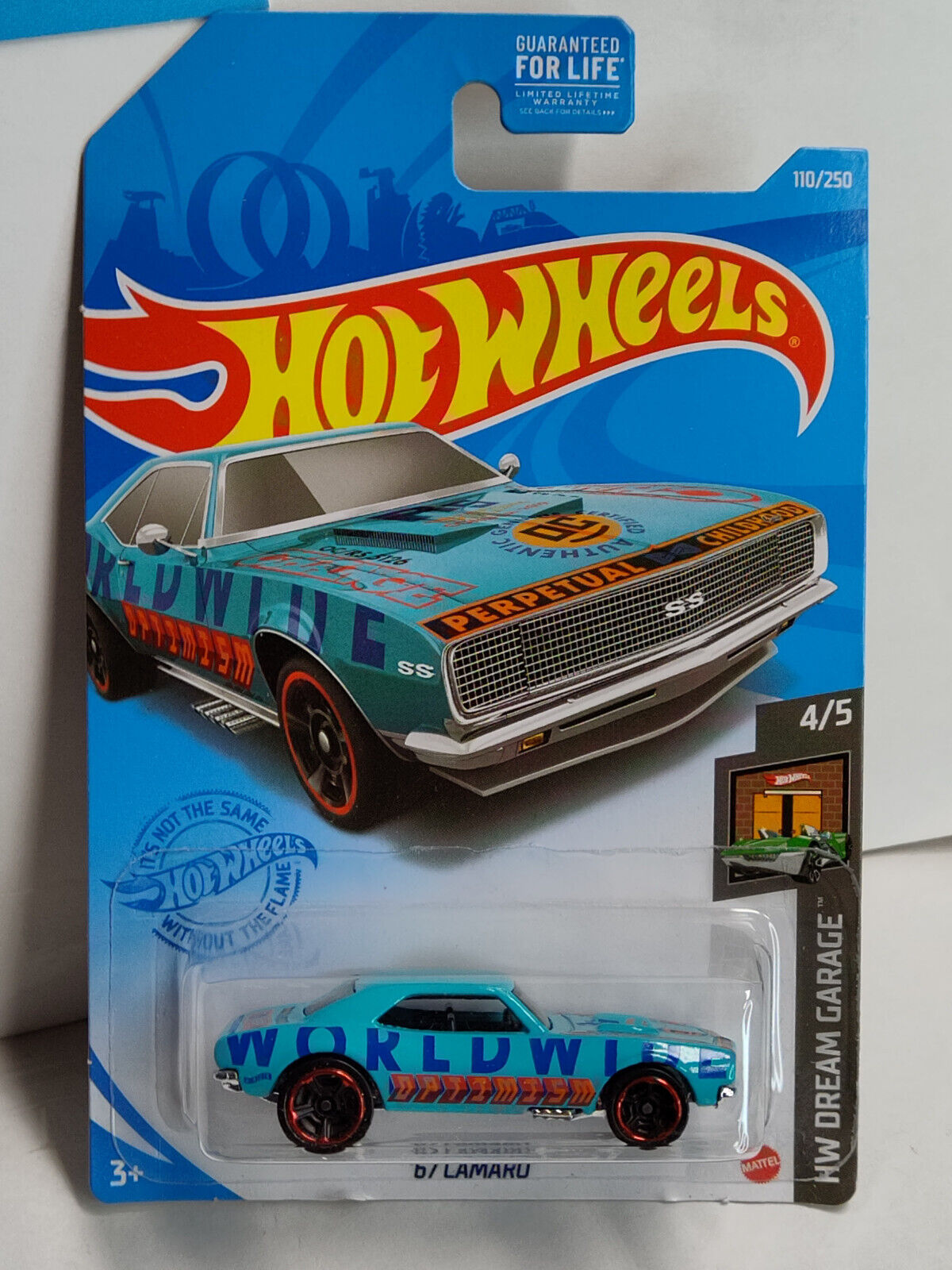 Hot Wheels #110 Dream Garage Series #4 '67 Camaro (Blue) (Loc G)