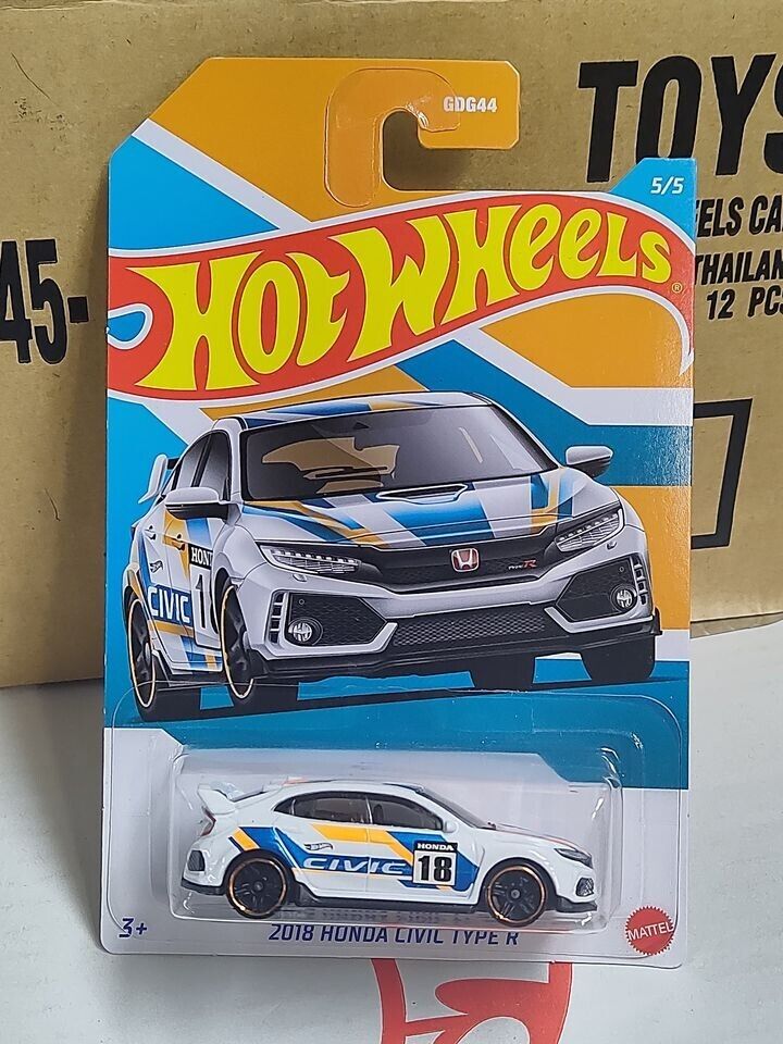 Hot Wheels #HDH19  HONDA Series #5 2018 Honda Civic Type R (Loc-H)