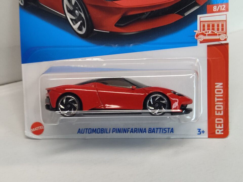 Hot Wheels #171 RED Edition Series #8 Autombili Pininfarina Battista (Loc L)